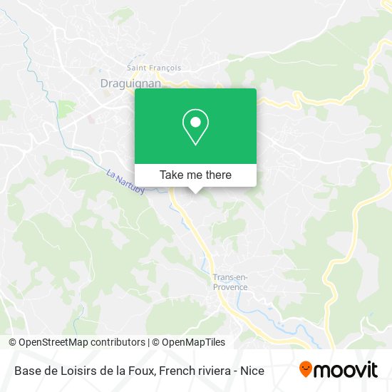 Base de Loisirs de la Foux map