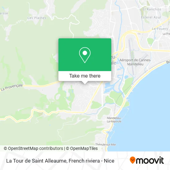 La Tour de Saint Alleaume map