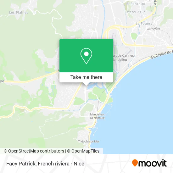 Facy Patrick map