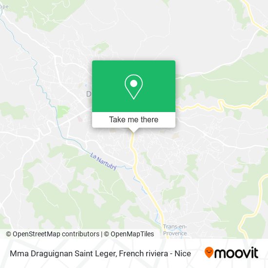 Mapa Mma Draguignan Saint Leger