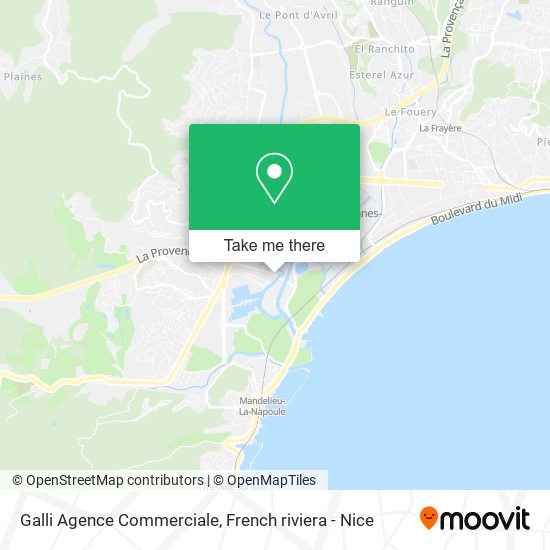 Galli Agence Commerciale map