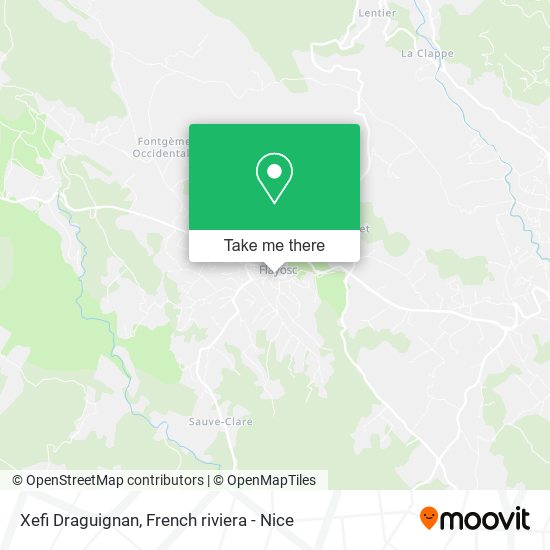 Xefi Draguignan map