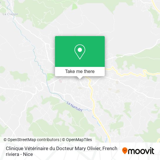 Clinique Vétérinaire du Docteur Mary Olivier map