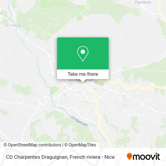 CD Charpentes Draguignan map