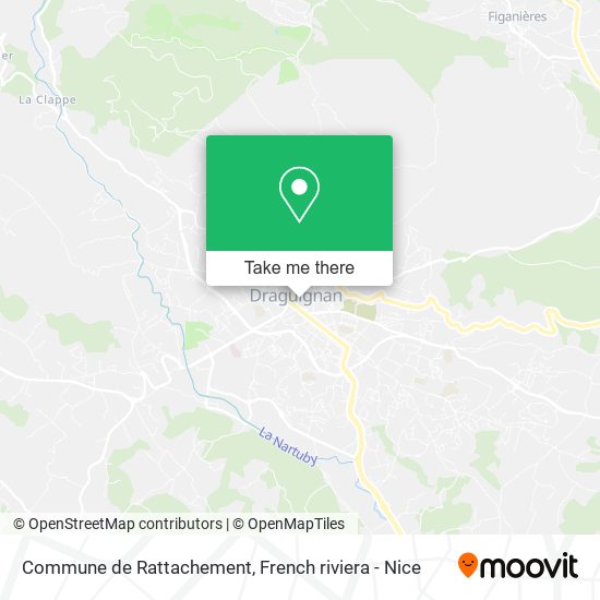 Commune de Rattachement map