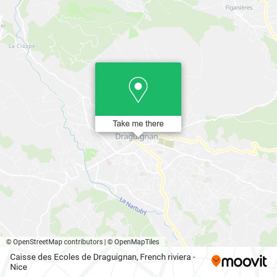 Caisse des Ecoles de Draguignan map