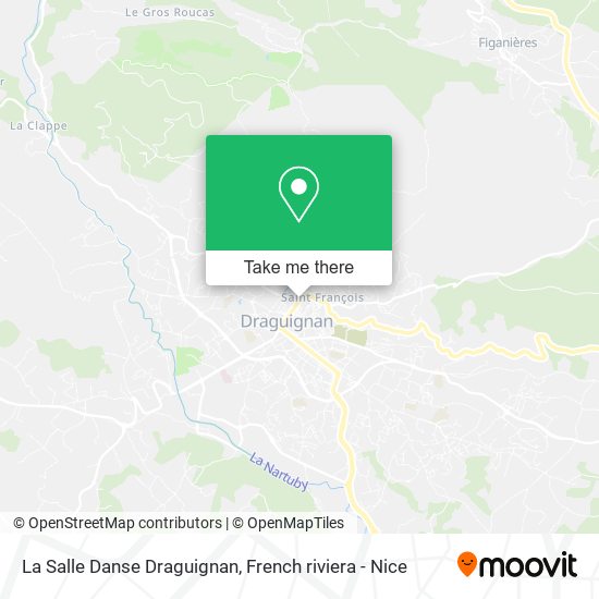 Mapa La Salle Danse Draguignan