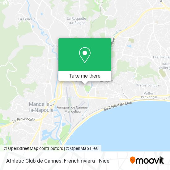 Athlétic Club de Cannes map