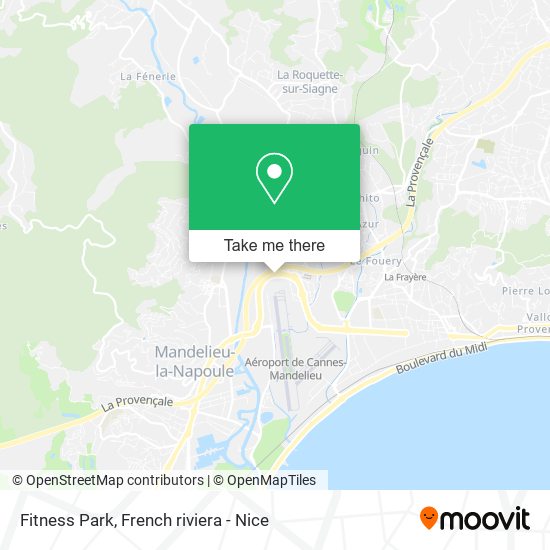 Mapa Fitness Park