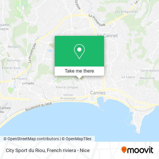 City Sport du Riou map