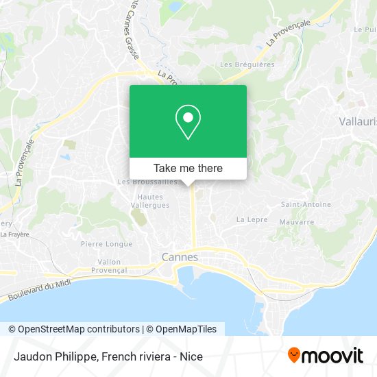 Mapa Jaudon Philippe