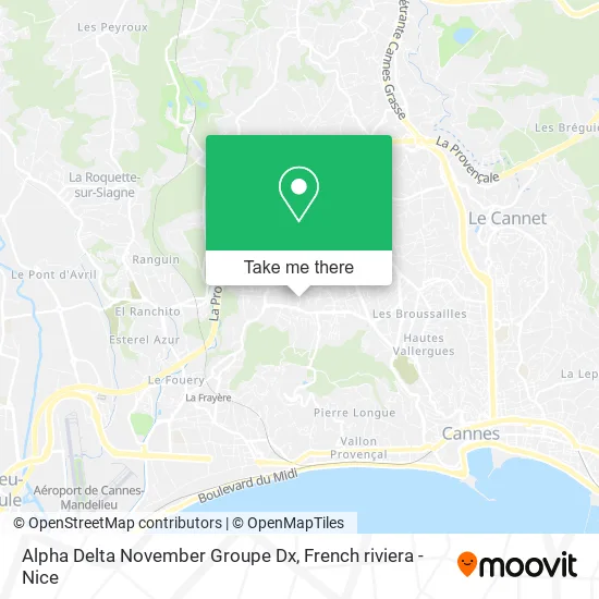 Alpha Delta November Groupe Dx map