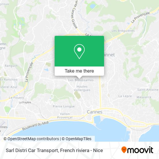 Sarl Distri Car Transport map