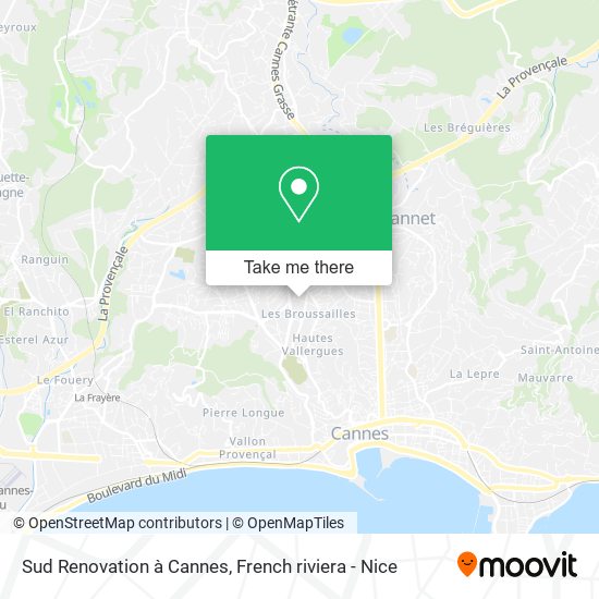 Mapa Sud Renovation à Cannes