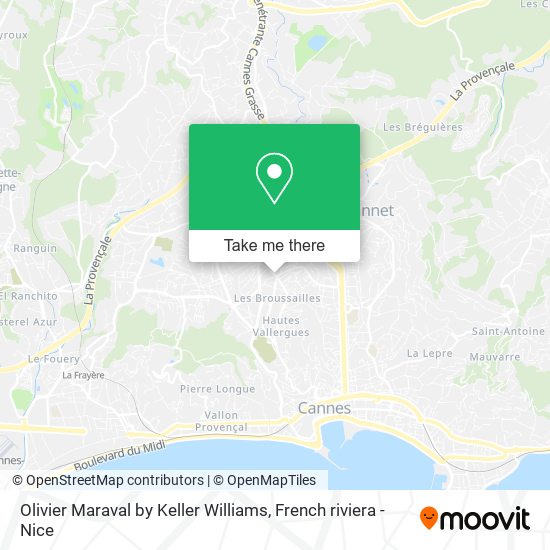 Olivier Maraval by Keller Williams map