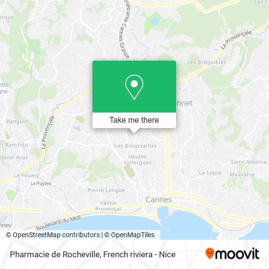 Pharmacie de Rocheville map