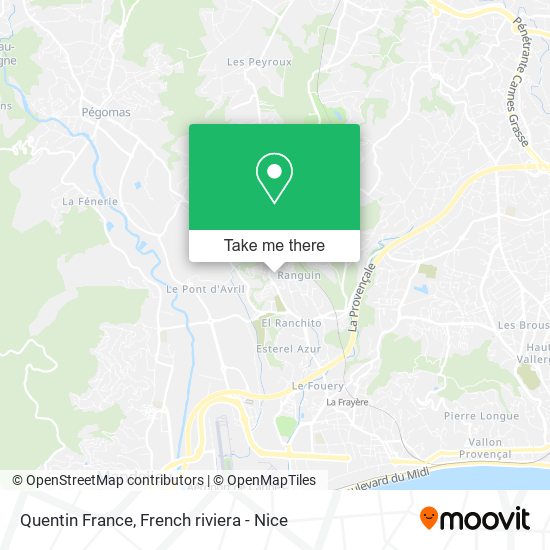 Mapa Quentin France