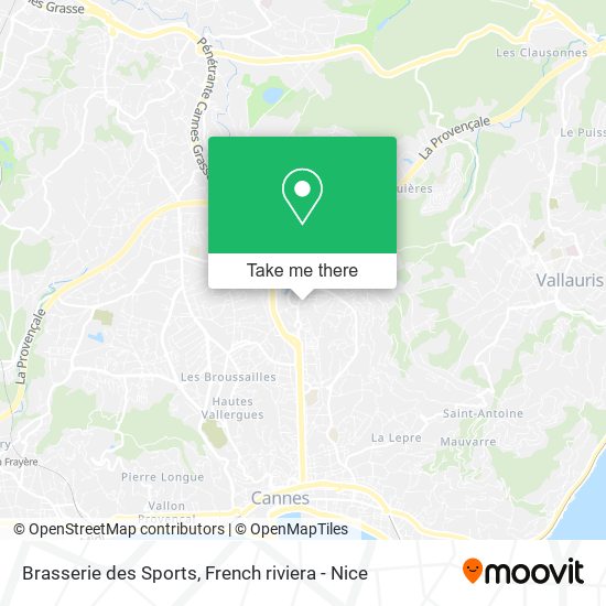 Mapa Brasserie des Sports