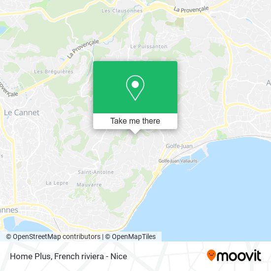 Home Plus map