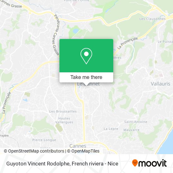 Mapa Guyoton Vincent Rodolphe