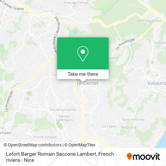 Mapa Lefort Berger Romain Saccone Lambert