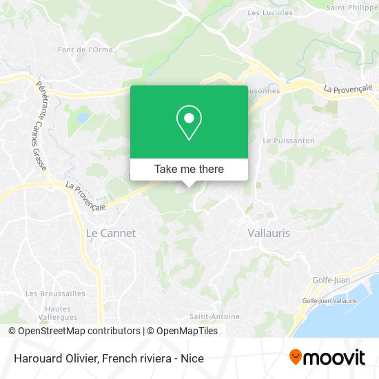 Mapa Harouard Olivier