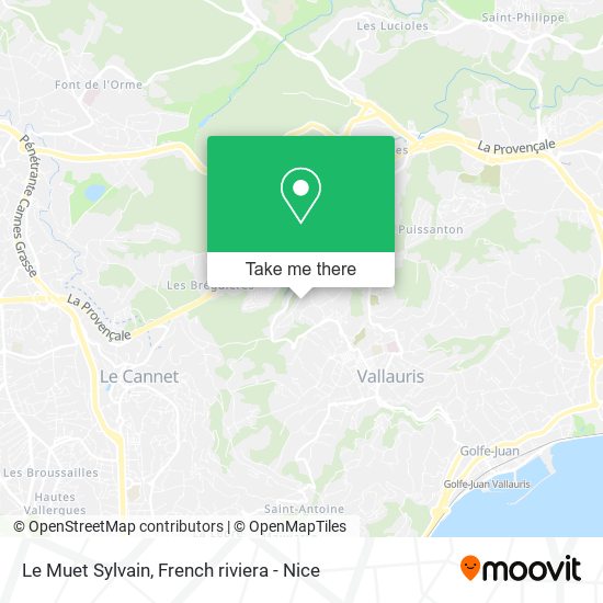 Le Muet Sylvain map