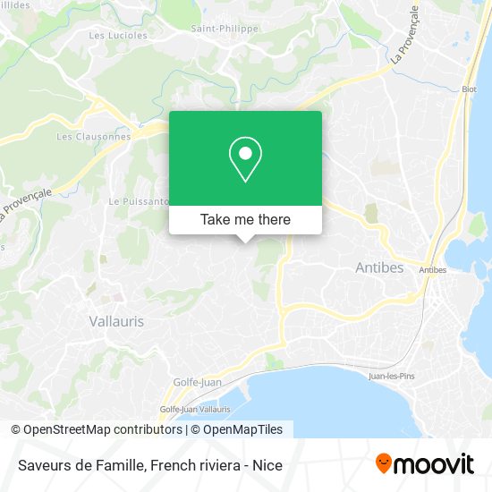 Saveurs de Famille map