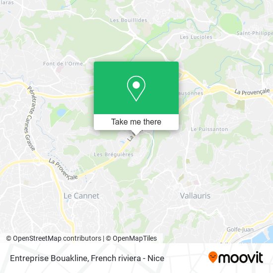 Entreprise Bouakline map