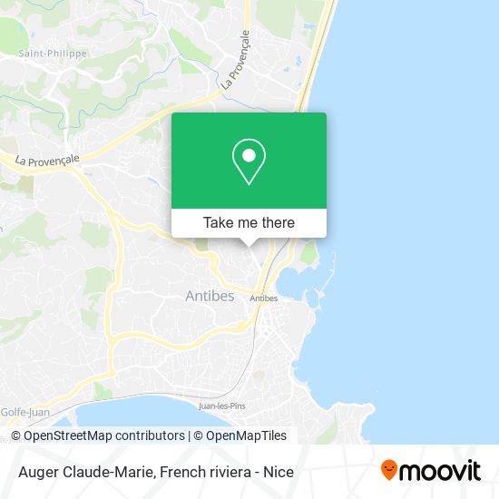 Mapa Auger Claude-Marie