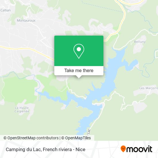 Camping du Lac map