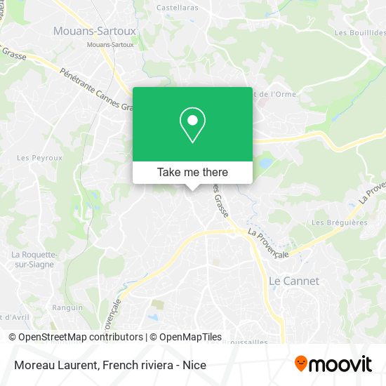 Mapa Moreau Laurent