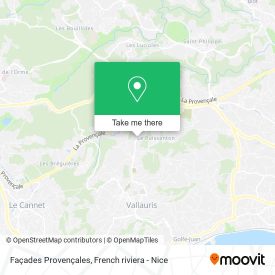 Mapa Façades Provençales