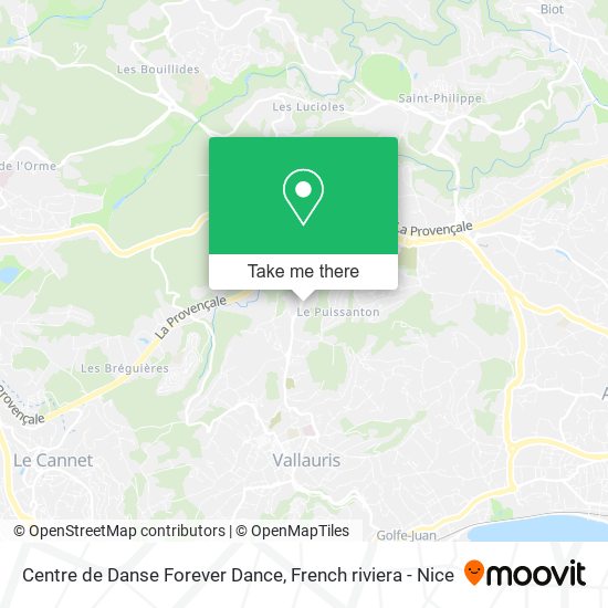 Centre de Danse Forever Dance map