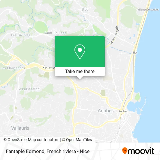 Fantapie Edmond map
