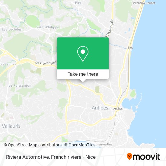 Riviera Automotive map