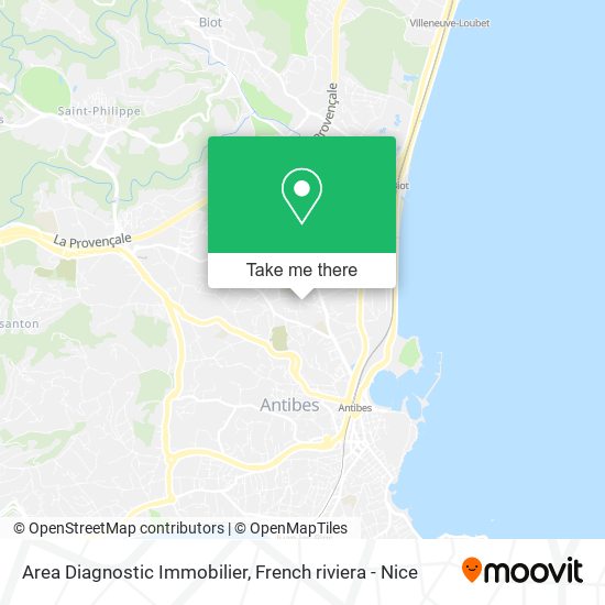 Mapa Area Diagnostic Immobilier