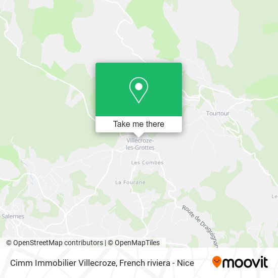 Cimm Immobilier Villecroze map