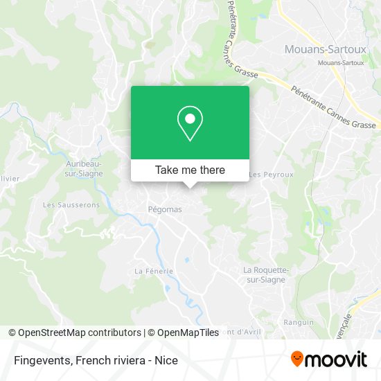 Fingevents map