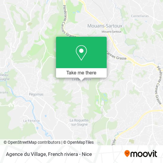 Agence du Village map