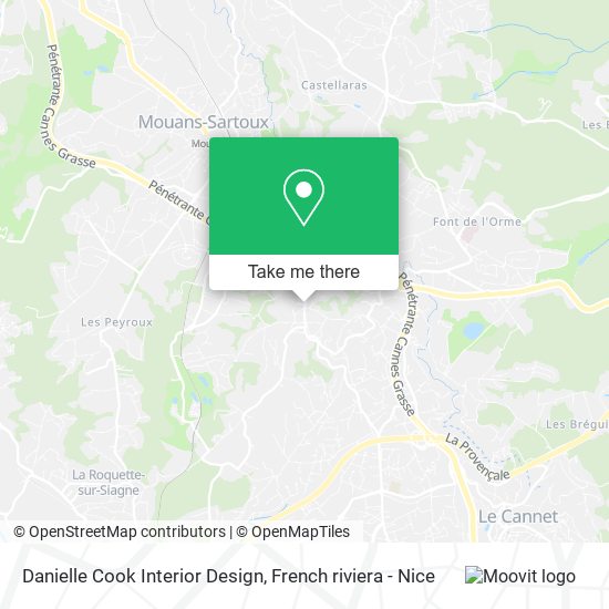 Danielle Cook Interior Design map