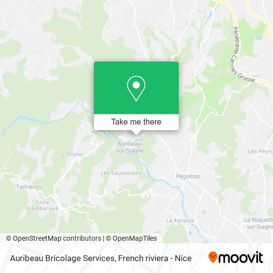 Auribeau Bricolage Services map