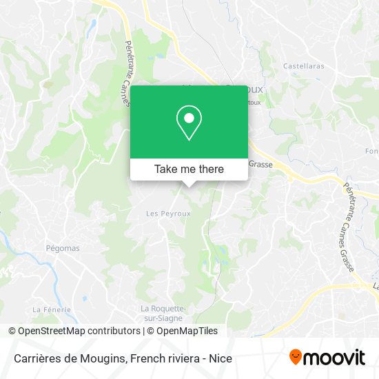 Carrières de Mougins map