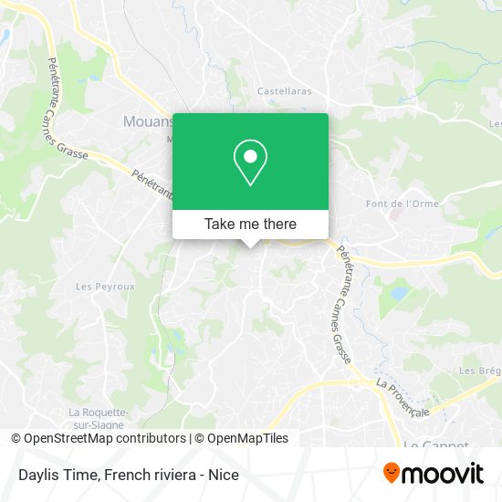 Daylis Time map