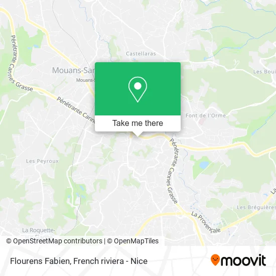 Flourens Fabien map