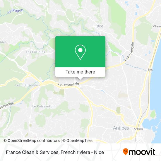 France Clean & Services map