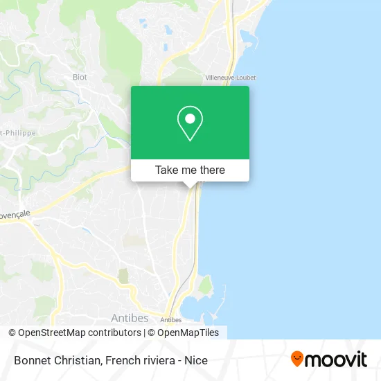 Bonnet Christian map