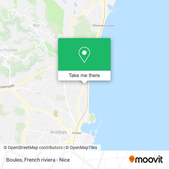 Boules map