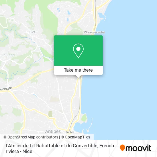 L'Atelier de Lit Rabattable et du Convertible map