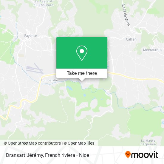 Dransart Jérémy map